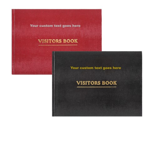 Personalised visitor book - personalised, for