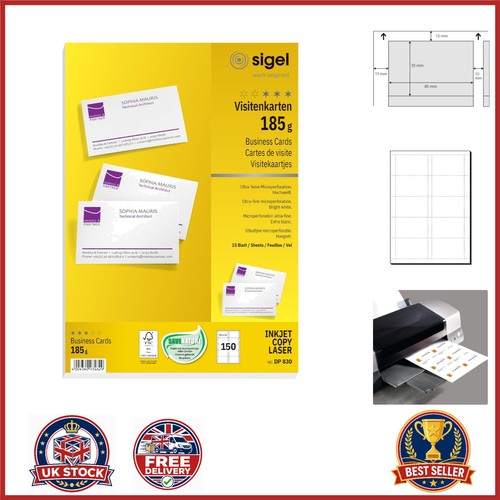 Business cards 185gsm - a4,