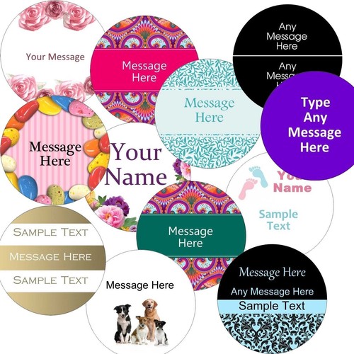 Personalised 51mm circle - 51mm,