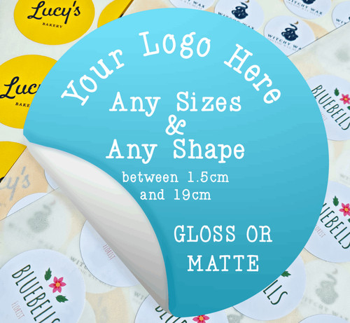 Stickers custom logo labels - custom,