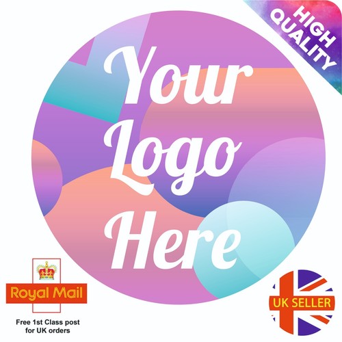 Personalised round printed - round,