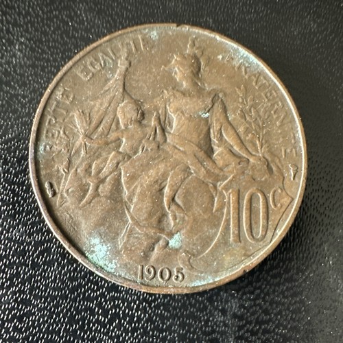 France centimes 1905 - france, bronze
