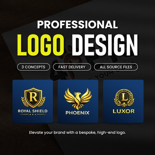 Custom logo design - design, for