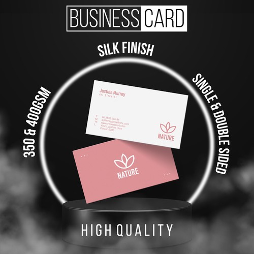 Business cards printed - cards, full