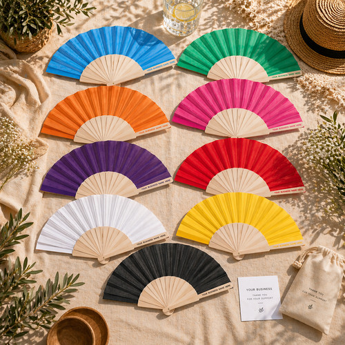 Personalised wooden hand - wooden, fan