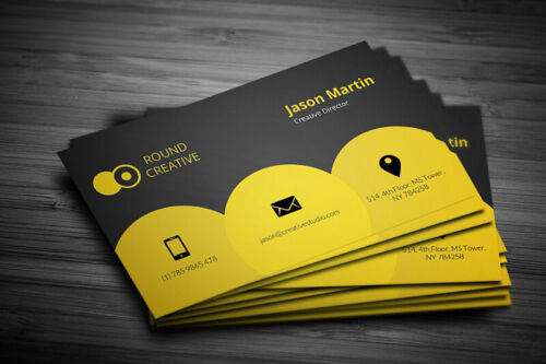 Business cards printed - printed, full