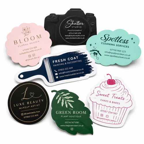 Custom shaped business cards - custom,