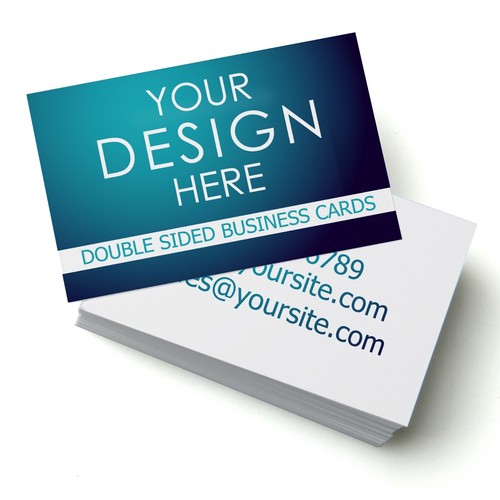 Business cards double - business, sided