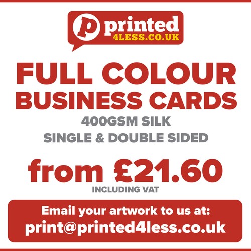 Business cards printed full - cards,