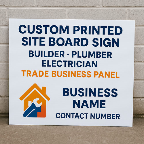 Custom printed business sign - custom,