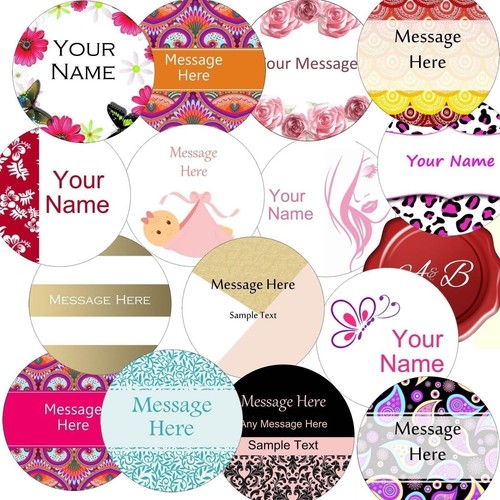 Personalised 37mm stickers - 37mm,