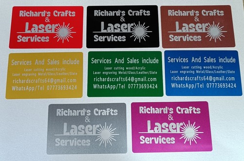 Aluminium metal personalised - aluminium,