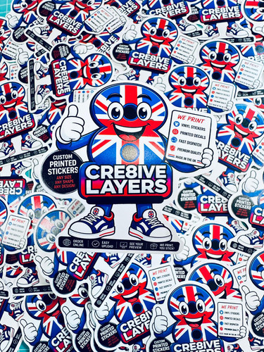 Custom printed stickers - printed,