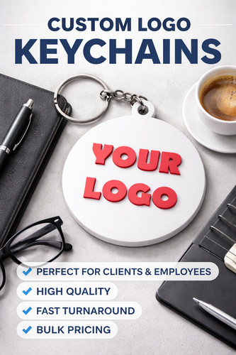 Custom logo keychain - custom,