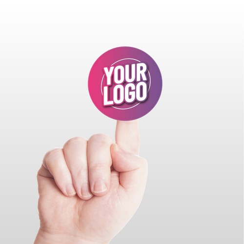 Personalised 64mm round - personalised,