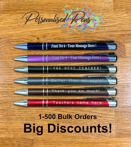 Personalised pens 500 bulk - pens, 1-500