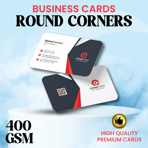 Rounded corners business cards - rounded,