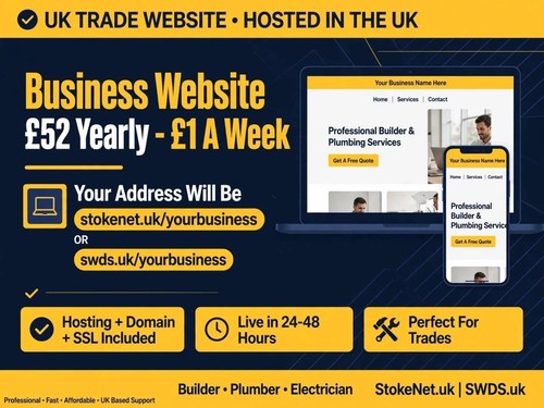 Business website yearly - business, £52