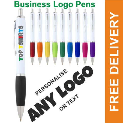 Full colour business logo pens - colour,