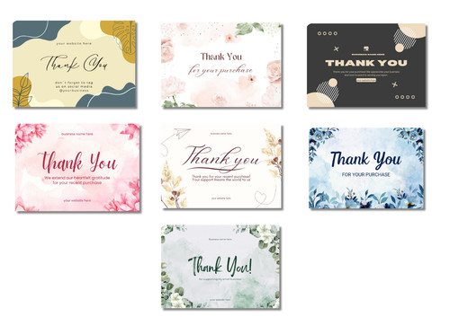 Personalised business thank - personalised,