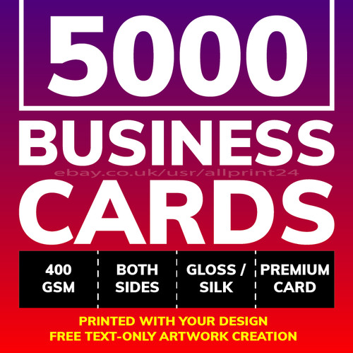 5000 business cards printed - 5000,