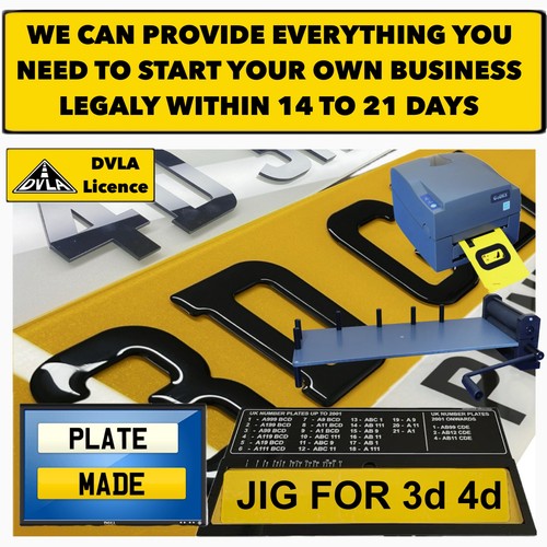 Number plate making business - number,